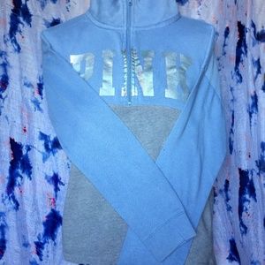 PINK NWOT Half Zip Jacket